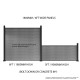 Composite Fence Slats 1800mmm / 6ft - Anthracite / Light Grey - Composite Tonge & Groove Fence Panels Slats