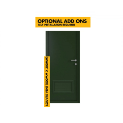 Louvre Vent 500mm x 300mm for Security Personnel Pedestrian Door - Industrial Grade Exterior Outdoor Security Door for Garage, Warehouse, Shed, Industrial Unit, Lockup, Shed, Shipping Container, Farm Barn  Louvre Vent 500mm x 300mm for Security Personnel Pedestrian Door - Industrial Grade Exterior Outdoor Security Door for Garage, Warehouse, Shed, Industrial Unit, Lockup, Shed, Shipping Container, Farm Barn