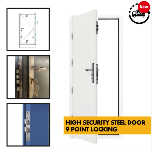 Multi Point Lock Case Gearbox Style Security Door Design for 9-Point MultiPoint lock V2 Multi Point Lock Case Gearbox Style Security Door Design for 9-Point MultiPoint lock V2