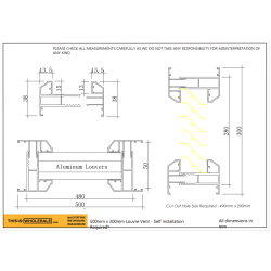 Louvre Vent 500mm x 300mm for Security Personnel Pedestrian Door - Industrial Grade Exterior Outdoor Security Door for Garage, Warehouse, Shed, Industrial Unit, Lockup, Shed, Shipping Container, Farm Barn Louvre Vent 500mm x 300mm for Security Personnel Pedestrian Door - Industrial Grade Exterior Outdoor Security Door for Garage, Warehouse, Shed, Industrial Unit, Lockup, Shed, Shipping Container, Farm Barn