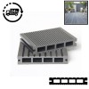 **CLEARANCE** Composite Decking Board Eco - Anthracite Grey / Black Lined / Wood Grain Effect 3m - Plastic Decking PVC Decking WPC Decking Hollow Garden Exterior Decking Boards 