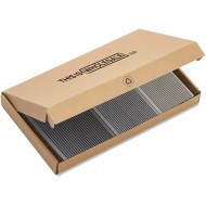 SAMPLE Composite Decking - Grey / Black / Ash / Brown / Anthracite Grey Wood Grain Effect 3m - Plastic Decking PVC Decking WPC Decking Hollow Garden Outdoor Exterior Decking Boards 