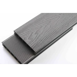 SAMPLE Composite Decking - Grey / Black / Ash / Brown / Anthracite Grey Wood Grain Effect 3m - Plastic Decking PVC Decking WPC Decking Hollow Garden Outdoor Exterior Decking Boards  SAMPLE Composite Decking - Grey / Black / Ash / Brown / Anthracite Grey Wood Grain Effect 3m - Plastic Decking PVC Decking WPC Decking Hollow Garden Outdoor Exterior Decking Boards