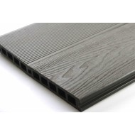 Composite Decking Board Wood Grain / Grooved - Plastic Decking PVC Decking WPC Decking - Black / Grey / Brown / Anthracite - Price Per / Square M (1 sq m)