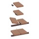 Composite Decking Board Wood Grain / Grooved - Plastic Decking PVC Decking WPC Decking - Black / Grey / Brown / Anthracite - Price Per / Square M (1 sq m)