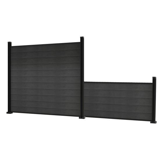 Aluminium Posts for Composite Fencing - 3ft/900mm / 4ft1200mm / 5ft/1500mm / 6ft/1800mm / 8ft/2400mm Black - Fit Above / Below Ground Aluminium Posts for Composite Fencing - 3ft/900mm / 4ft1200mm / 5ft/1500mm / 6ft/1800mm / 8ft/2400mm Black - Fit Above / Below Ground