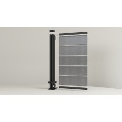 **SAMPLE ONLY** Composite Fence Slats 1800mmm / 6ft - Anthracite / Light Grey - Composite Tonge & Groove Fence Panels Slats **SAMPLE ONLY** Composite Fence Slats 1800mmm / 6ft - Anthracite / Light Grey - Composite Tonge & Groove Fence Panels Slats