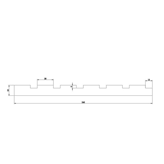 MDF Wall Slat / Strip Panel - MDF Pre-Primed Slatwall panel / Panelling - Slatted Wall Panels - Paintable 1190mm x 240mm x 18mm MDF Wall Slat / Strip Panel - MDF Pre-Primed Slatwall panel / Panelling - Slatted Wall Panels - Paintable 1190mm x 240mm x 18mm