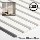 MDF Wall Slat / Strip Panel - MDF Pre-Primed Slatwall panel / Panelling - Slatted Wall Panels - Paintable 1190mm x 240mm x 18mm MDF Wall Slat / Strip Panel - MDF Pre-Primed Slatwall panel / Panelling - Slatted Wall Panels - Paintable 1190mm x 240mm x 18mm