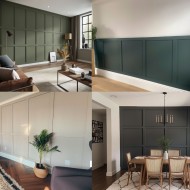 MDF Wall Panel Kit / Strips / Slats - Shaker Kit- MDF Pre-Primed Strips for MDF Modern Square / Rectangle Wall Panels / Panelling - 1190mm x 65mm x 9mm