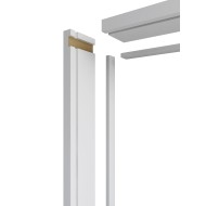 MDF Door Liner - FD30 Primed Door Frame Lining Set c/w Optional Grooves for Fire Intumescent Door Strips 30 Minute Fire Rating - MDF White Painted Primed Door Liner