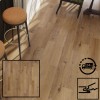 SPC Click Vinyl Tile Flooring (Authentic Oak) Mini Plank with Built in Underlay per Sq M- Click Vinyl Tile Floors for Kitchen,Living Room - LVT Rigid Core Stone Polymer Composite Waterproof Click Tonge & Groove Luxury Vinyl Tile Flooring Authentic Oak
