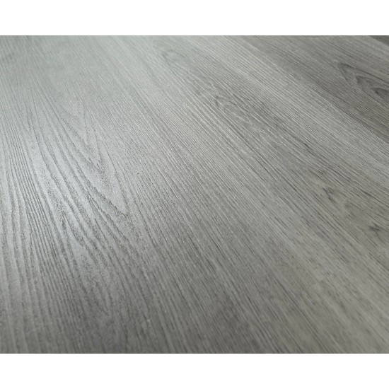SPC Click Vinyl Tile Flooring (Grey Oak) with Built in Underlay per Sq M- Click Vinyl Tile Floors for Kitchen, Bathroom,  Living Room - LVT Rigid Core Stone Polymer Composite Waterproof Click Tonge & Groove Luxury Vinyl Tile Flooring Grey Oak