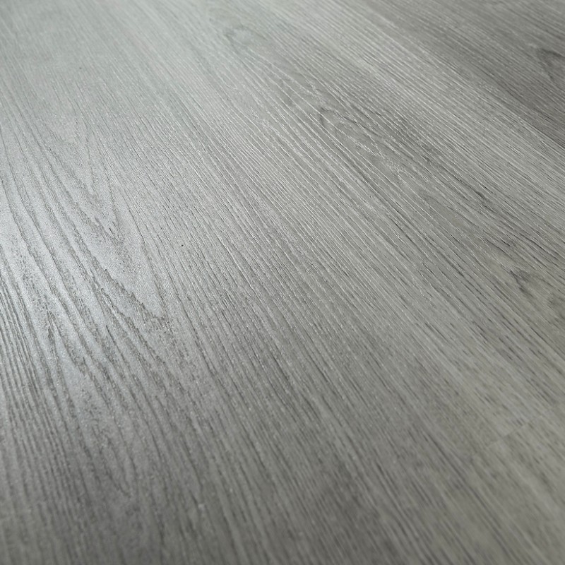 **SAMPLE ONLY** SPC Click Vinyl Tile Flooring (Grey Oak) with Built in Underlay - Click Vinyl Tile Floors for Kitchen, Bathroom,  Living Room - LVT Rigid Core Stone Polymer Composite Waterproof Click Tonge & Groove Luxury Vinyl Tile Flooring Grey Oak