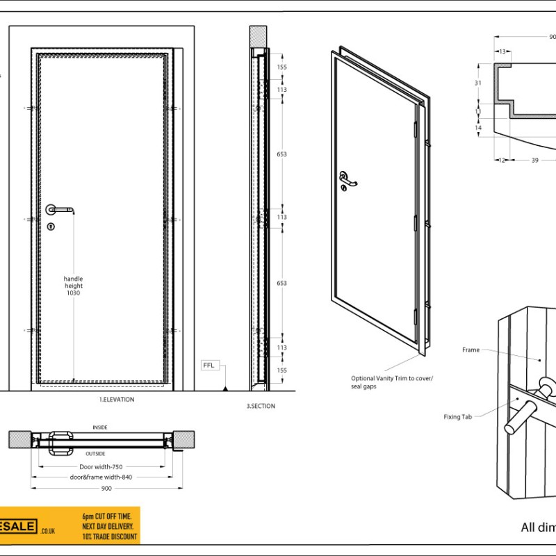 Euro Profile Specification Sashlock Mortice Lock Mechanism Cassette for Steel Security Door V2