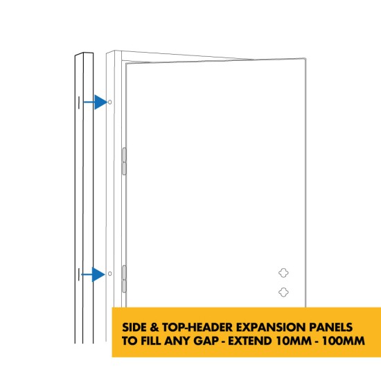 Side Door Frame Extensions - Frame Extender Expanding Side Panels Infill Panels Side Door Frame Extensions - Frame Extender Expanding Side Panels Infill Panels