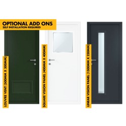 **CLEARANCE** High Security Steel Security Door- 9 Point/Multi Point Locking - Ultra Heavy Duty External  Industrial Grade Exterior Outdoor Security Door