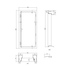 High Security Steel Security Door- 12 Point/Multi Point Locking - Ultra Heavy Duty External Industrial Grade Exterior Outdoor Security Door c/w Part M Low 15mm Threshold DDA Complaint