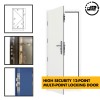 High Security Steel Security Door- 12 Point/Multi Point Locking - Ultra Heavy Duty External Industrial Grade Exterior Outdoor Security Door c/w Part M Low 15mm Threshold DDA Complaint