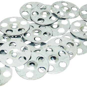 Tile Backer Board Washers 50/100 -  Galvanised Zinc Tile Backer Board Fixing Washers 36mm -  Hard Backer Board Washer Discs