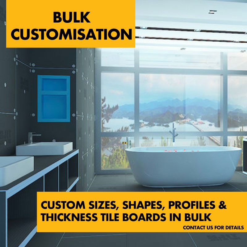 Tile Backer Board BULK PALLET DEAL (75 PACK) - 6mm / 10mm / 12mm - 1200mm x 600mm 