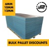Tile Backer Board BULK PALLET DEAL (100 PACK) - 6mm / 10mm / 12mm - 1200mm x 600mm 