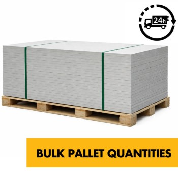 Fibre Cement Board (Qty 50 BULK PALLET TRADE PACK) 6mm / 10mm / 12mm  - 1200mm x 600mm - A1 Class Non-Combustable Waterproof Hard Backer Rigid Cement Board for - Floor or Wall 
