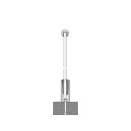 Stainless Steel Handrail / Capping Cover for Glass Balustrade -304 Stainless Steel Cover for 10mm Toughened Glass 0.74kN / 1.5kN / 3.0kN 2.5m Lengths