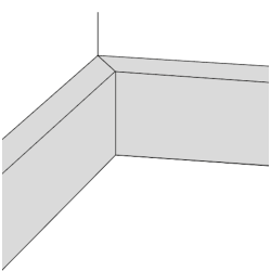 MDF Skirting Board - Pre-Primed White 3m Moisture Resistant MDF Wall Skirting Board - Bullnose Grooved Square Contemporary Modern - 3m lengths MDF Skirting Board - Pre-Primed White 3m Moisture Resistant MDF Wall Skirting Board - Bullnose Grooved Square Contemporary Modern - 3m lengths