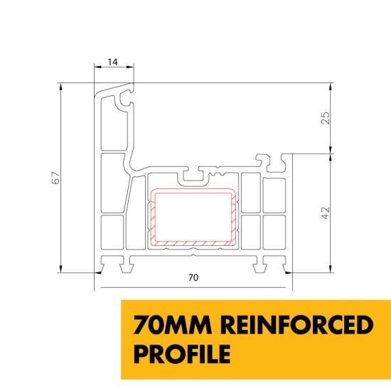 UPVC Window Anthracite Grey - Double 1190mm w x 1040mm h (RAL7016) Left or Right Opening 2P UPVC Window Anthracite Grey - Double 1190mm w x 1040mm h (RAL7016) Left or Right Opening 2P