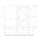 UPVC Window Anthracite Grey - Double 1190mm w x 1040mm h (RAL7016) Left or Right Opening 2P UPVC Window Anthracite Grey - Double 1190mm w x 1040mm h (RAL7016) Left or Right Opening 2P
