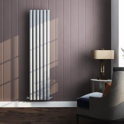 Vertical Radiator - Oval Gloss White RAL9003 - Tall Tower Traditional Column Wall Mount Radiator - Single & Double Panel Vertical Radiator - Oval Gloss White RAL9003 - Tall Tower Traditional Column Wall Mount Radiator - Single & Double Panel