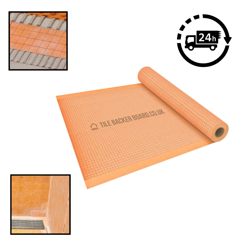20sqm Waterproof Tile Membrane Fleece Roll - Underlay for Wet Room, Shower, Bath, Tanking Fleece Matting Under Tile Bath Shower for Wall & Floor - 1m Wide Underlayment Polyethylene 200 20sqm Waterproof Tile Membrane Fleece Roll - Underlay for Wet Room, Shower, Bath, Tanking Fleece Matting Under Tile Bath Shower for Wall & Floor - 1m Wide Underlayment Polyethylene 200